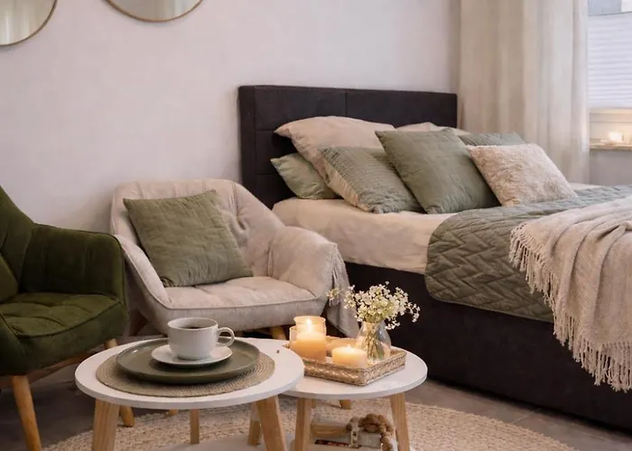 Komfort-apartment Fuer Geschaefts- & Staedtereisen 公寓 *